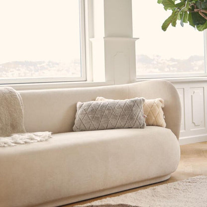 Lövkudde | Mockasin | Dubbelsidig | Nya Zeeland | 28x56 cm