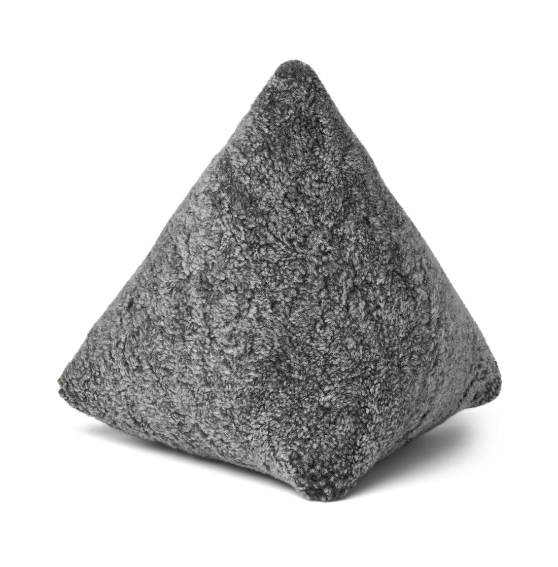 Hematitkudde | Lammskinn | Kort hår | Nya Zeeland | 35x35x35 cm