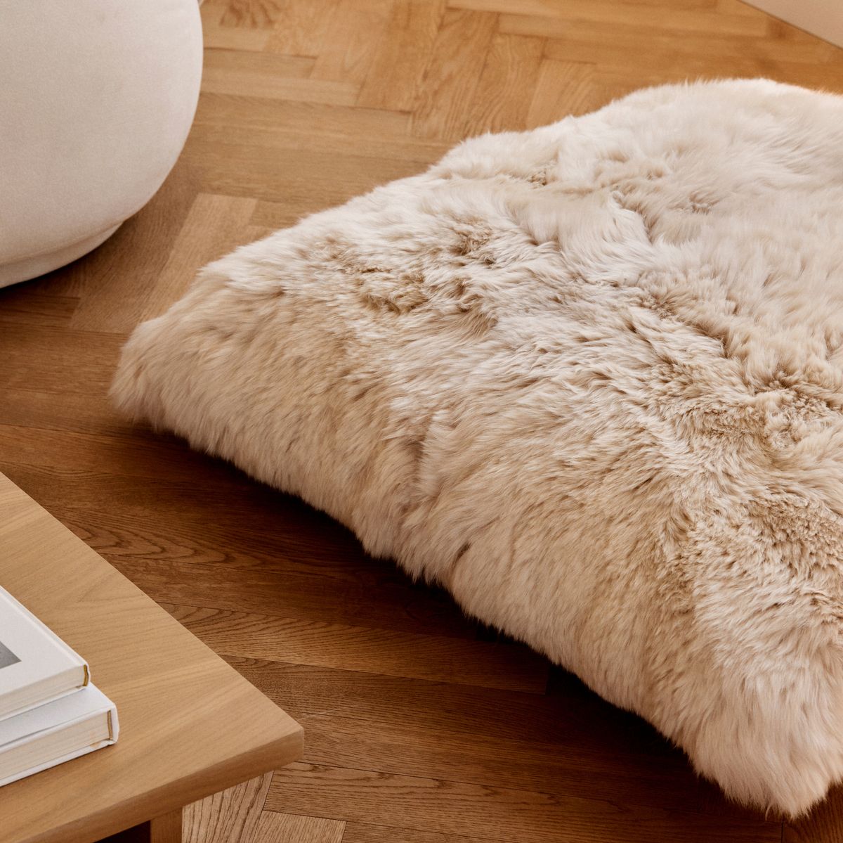 Maxi flytkudde | Långhårig | Nya Zeeland | 90x90 cm