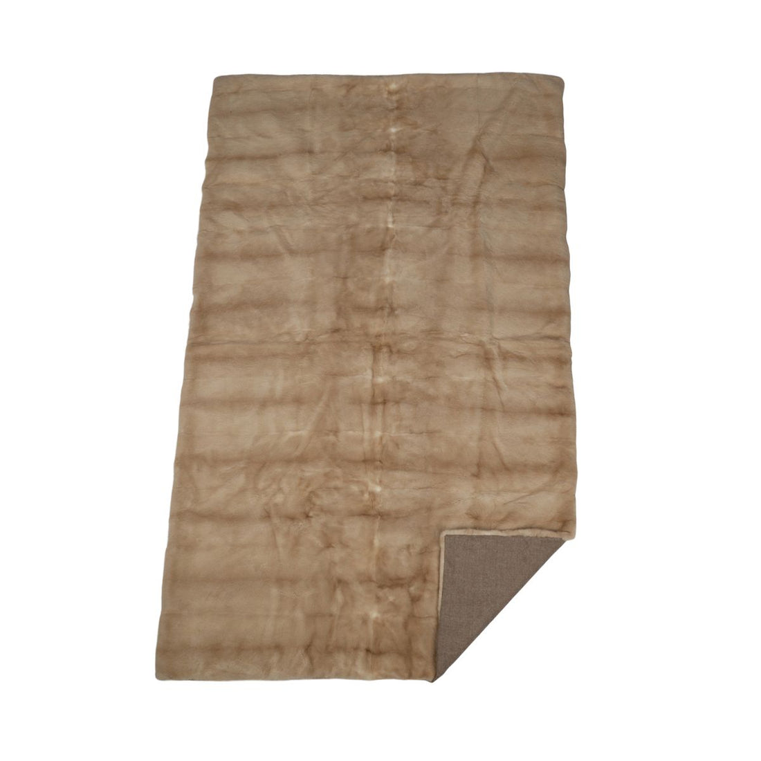 Minkpläd | Baksidan av kashmir | Palomino | 108x172 cm