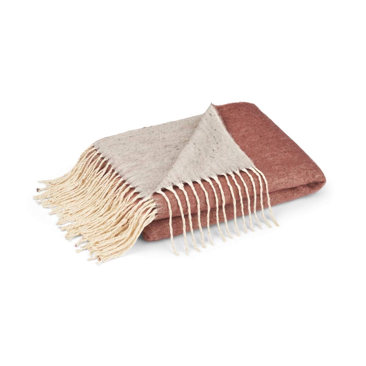 Woolplaid | Mohair | Dubbel ansikte | Nya Zeeland | 130x170 cm