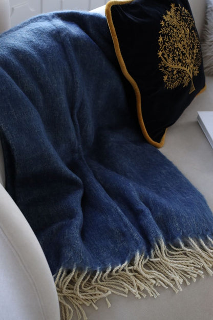 Woolplaid | Mohair | Dubbel ansikte | Nya Zeeland | 130x170 cm