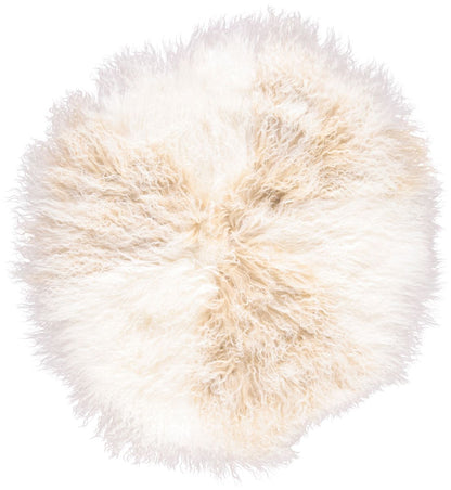 Lammskinnskudde | Lockigt | Tibet | Ø45 cm, Ø62 cm &amp; Ø38 cm