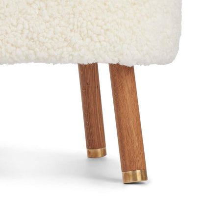 Emil Lounge Chair | Mässing | Korn