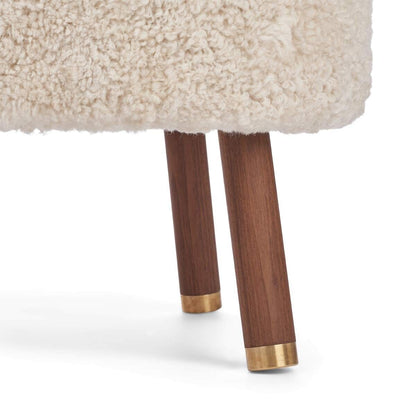 Emil Lounge Chair | Mässing | Korn