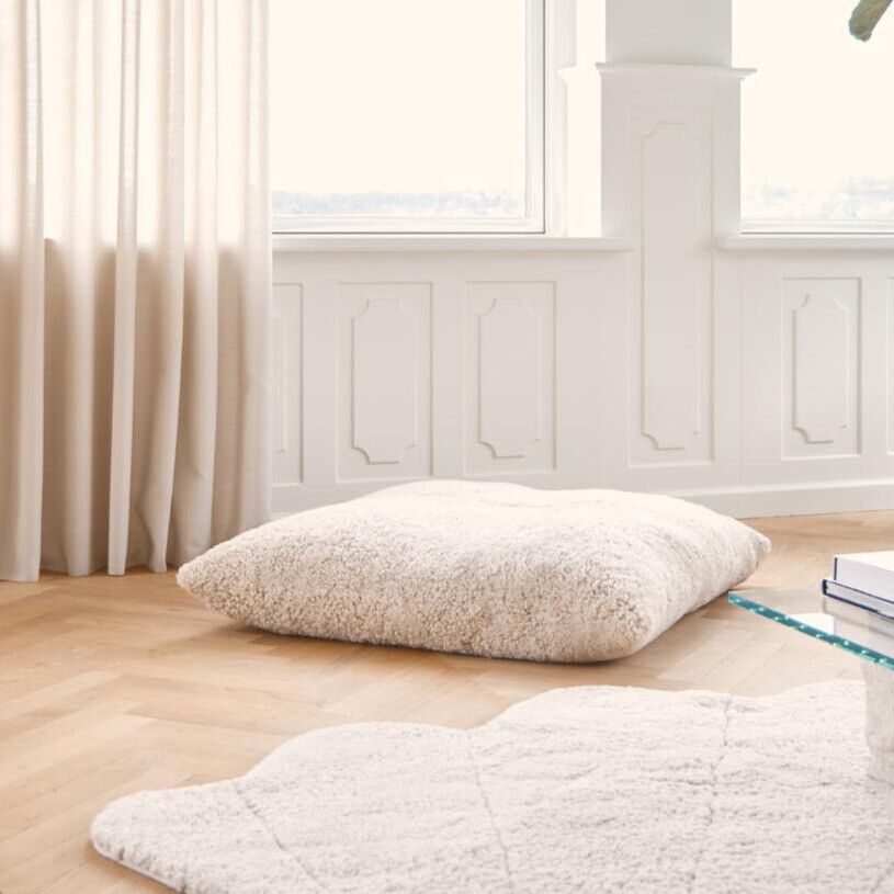 Maxi flytkudde | Korthårig | Nya Zeeland | Dubbelsidig | 90x90 cm