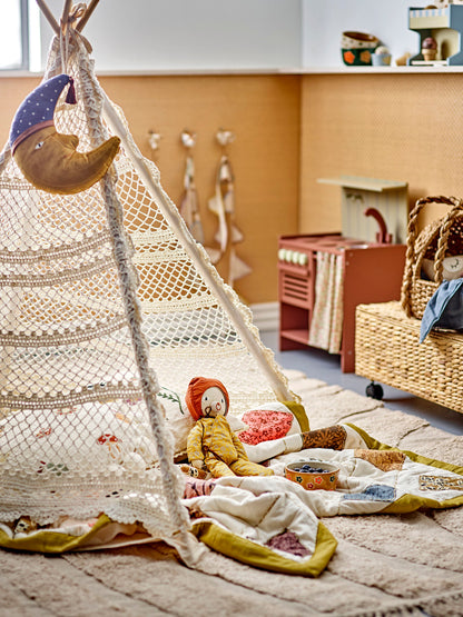 Bloomingville Mini Herle Toy Tipi, natur, bomull
