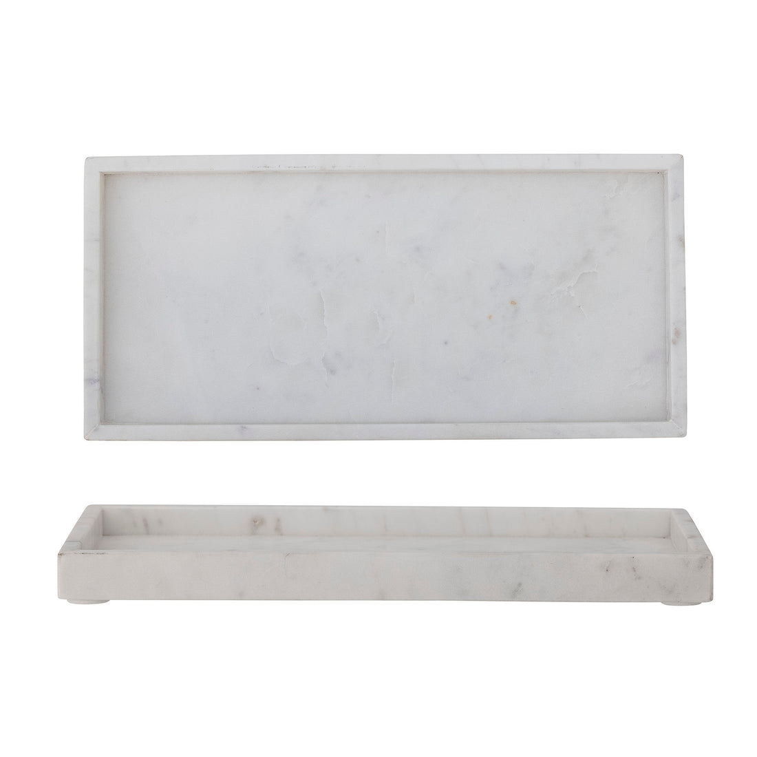 Bloomingville Majsa Fad, White, Marble