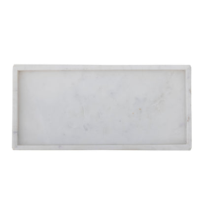 Bloomingville Majsa Fad, White, Marble