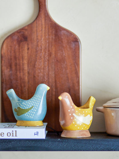 Bloomingville Birdy Egg Beaker, blå, stengods
