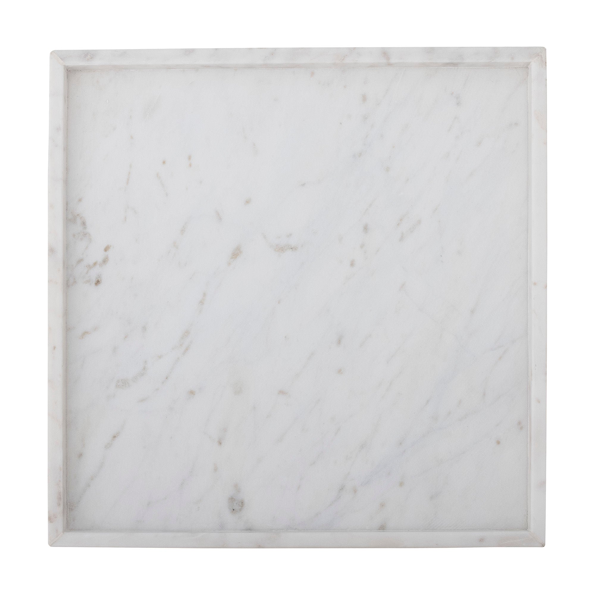 Bloomingville Majsa Fad, White, Marble