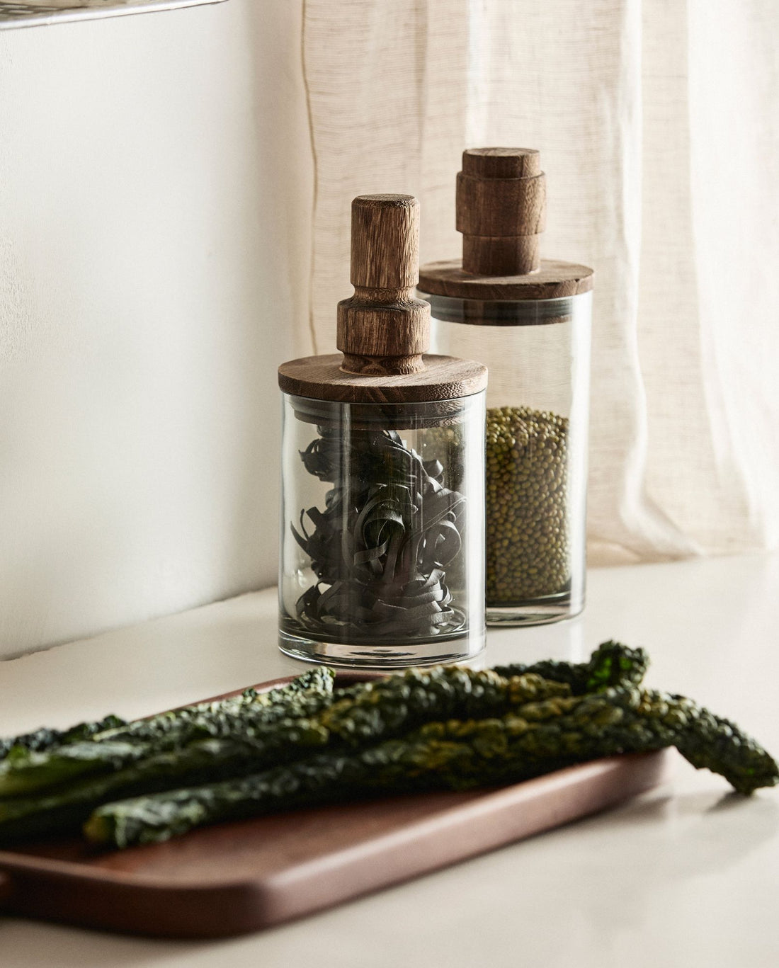 Salvagningsglas med trälock - 850 ml