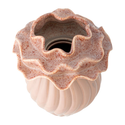 Bloomingville Petalia Vase, Rosa, stengods