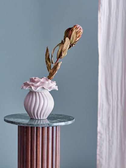 Bloomingville Petalia Vase, Rosa, stengods