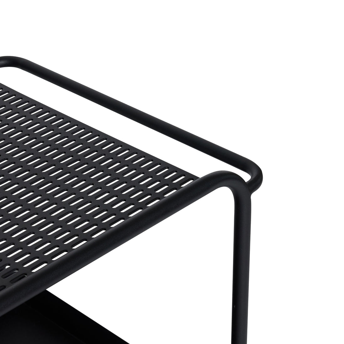 Hübsch push rullande bord svart