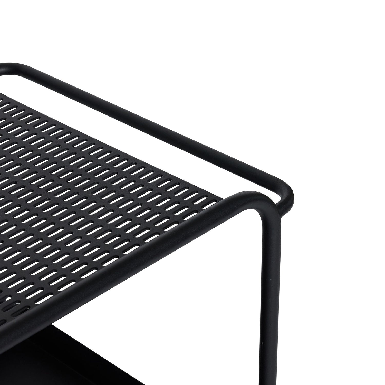 Hübsch push rullande bord svart