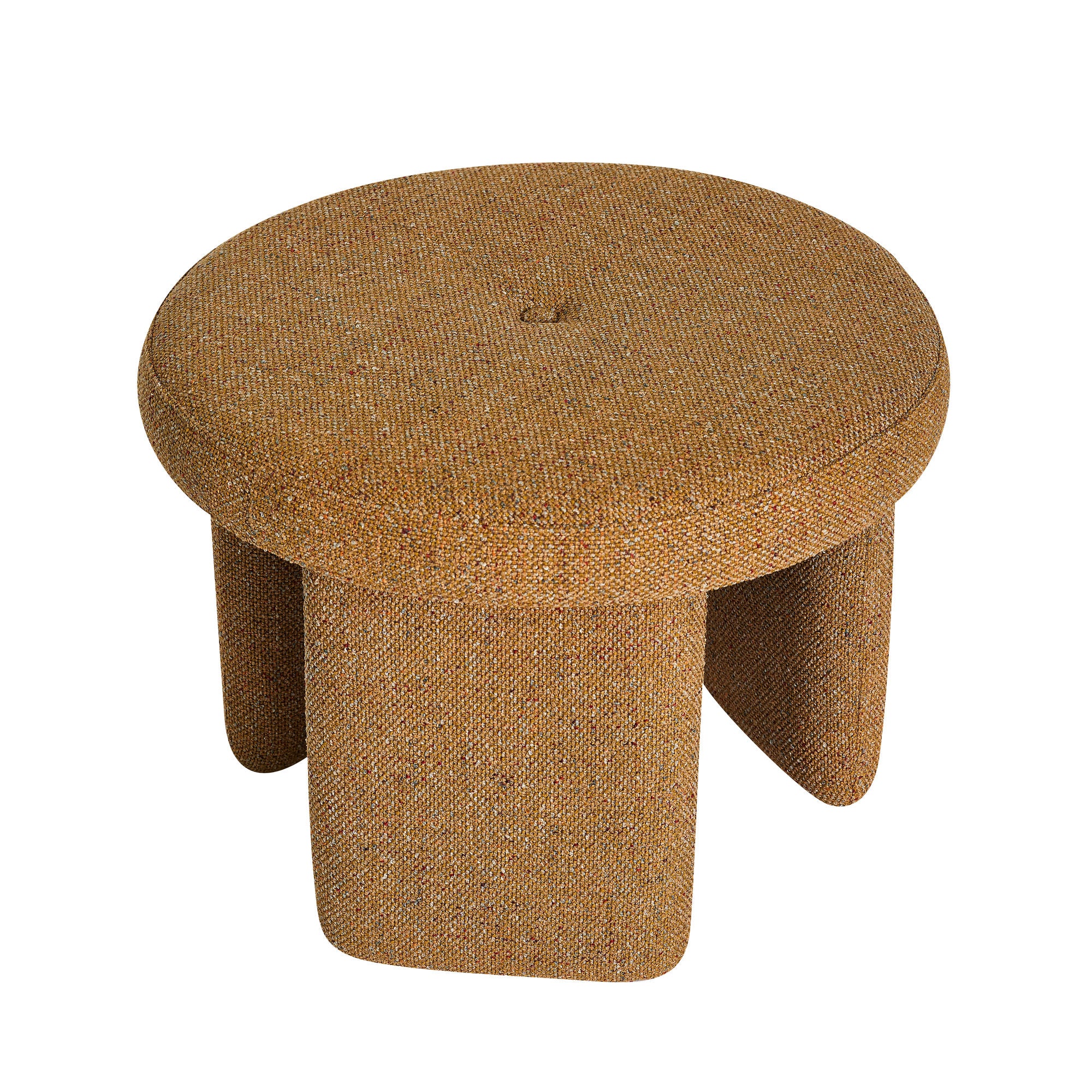 Rocco Puff Ochre - ø54xh41cm