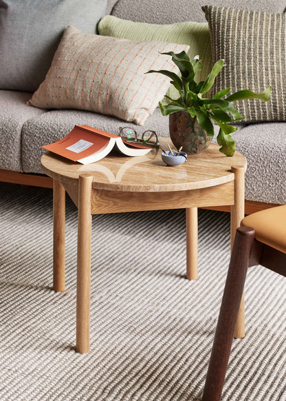 Hübsch ori kudde olivgrön/beige