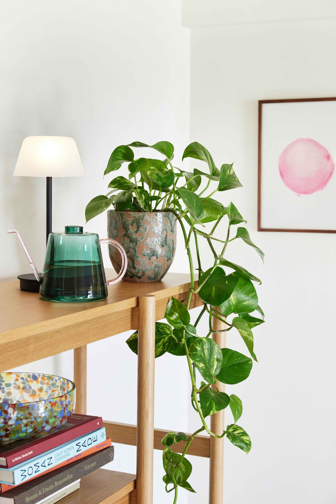 Hübsch Normu Potte Brown/Green (uppsättning av 2)