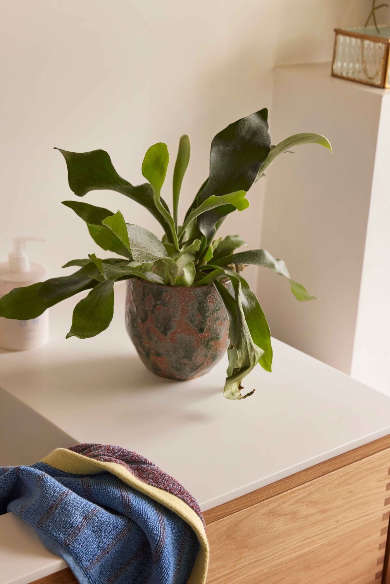 Hübsch Normu Potte Brown/Green (uppsättning av 2)