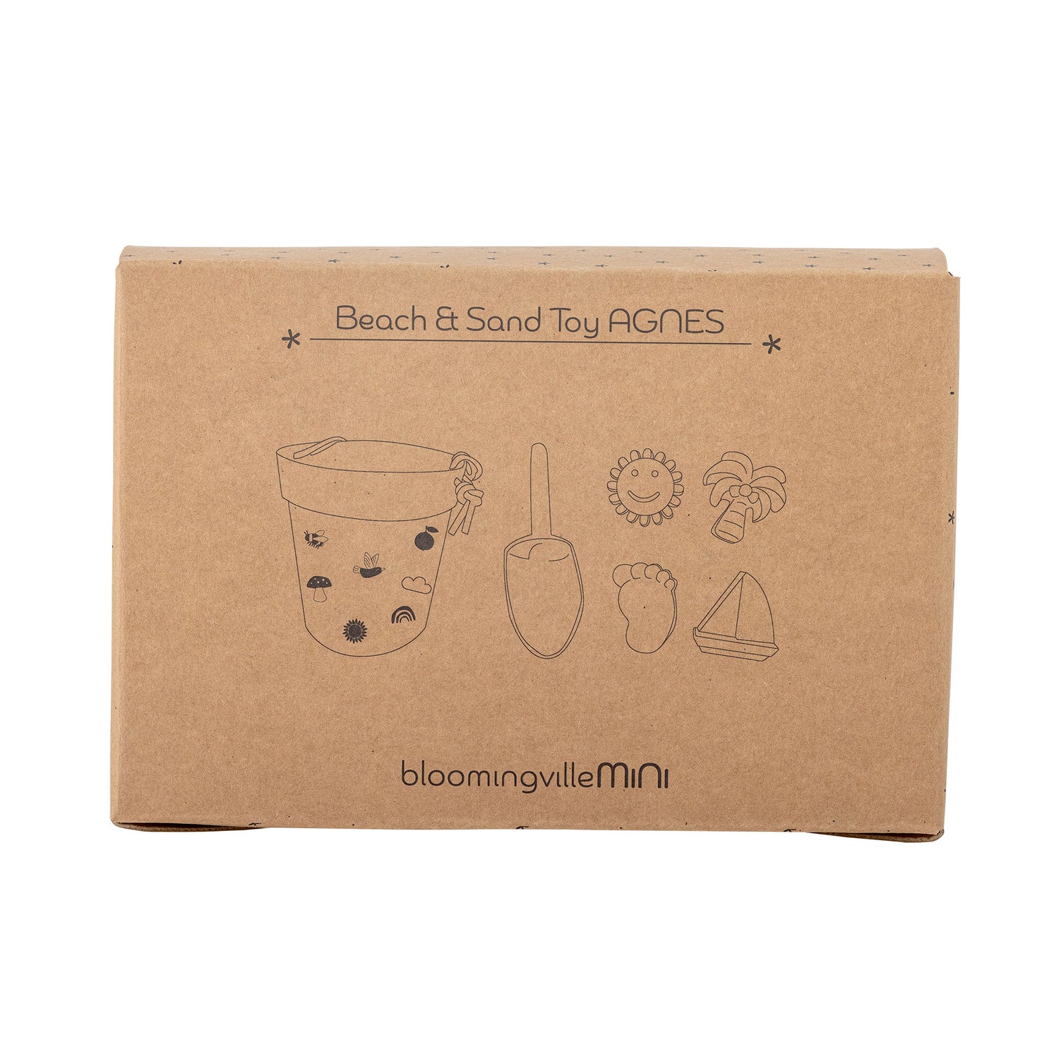 Bloomingville Mini Agnes Strand och Sandkass Toy, Nature, Silicone