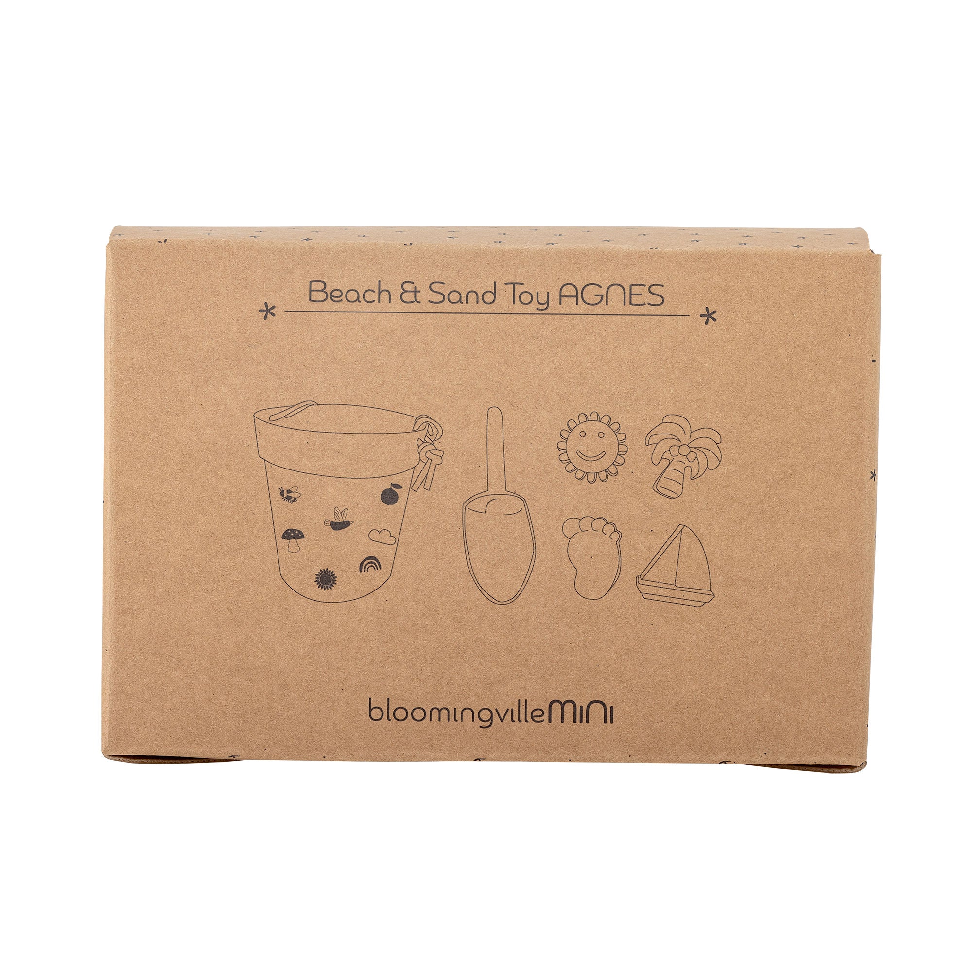 Bloomingville Mini Agnes Strand och Sandkass Toy, Nature, Silicone