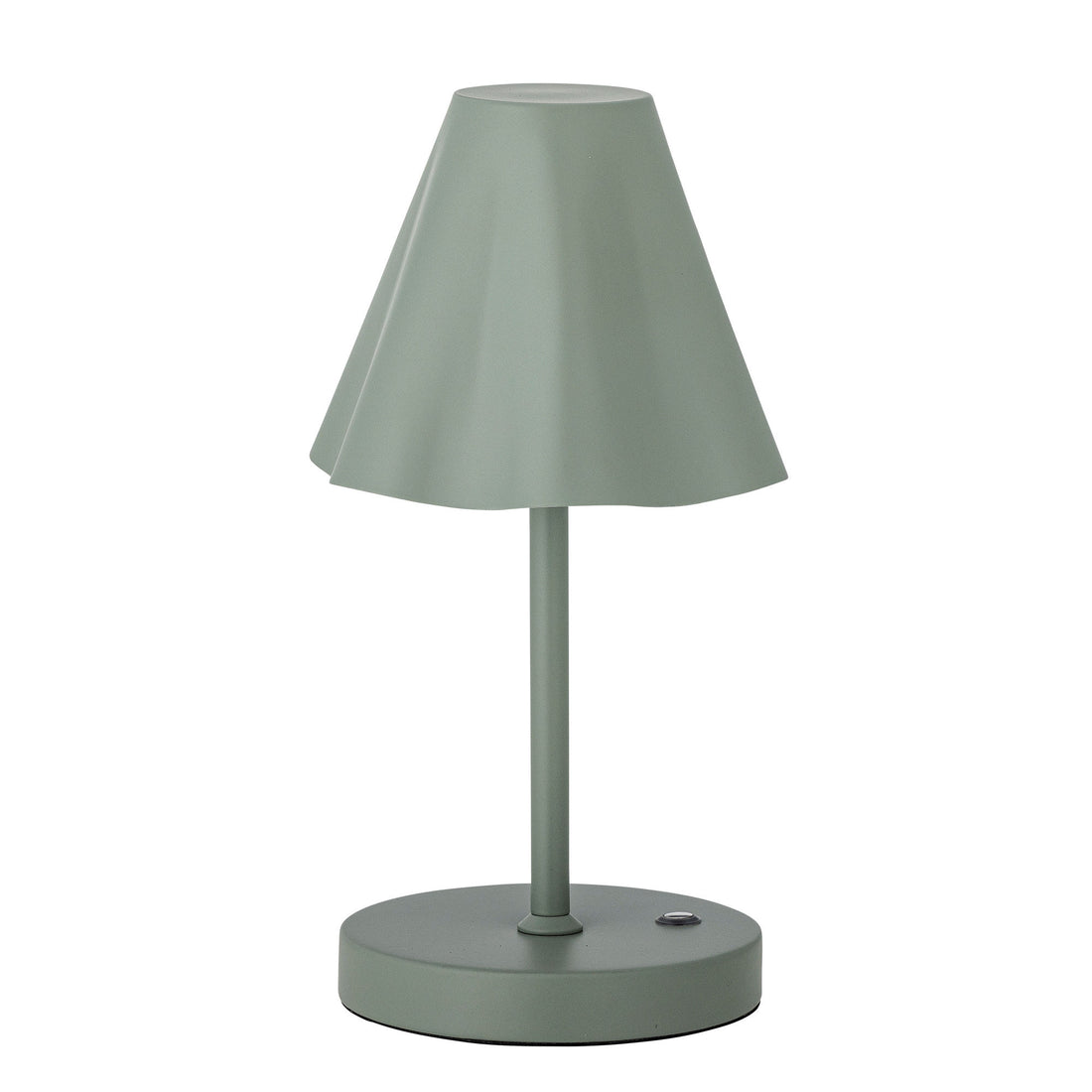 Bloomingville Lianna bärbar lampa, laddningsbar, grön, metall