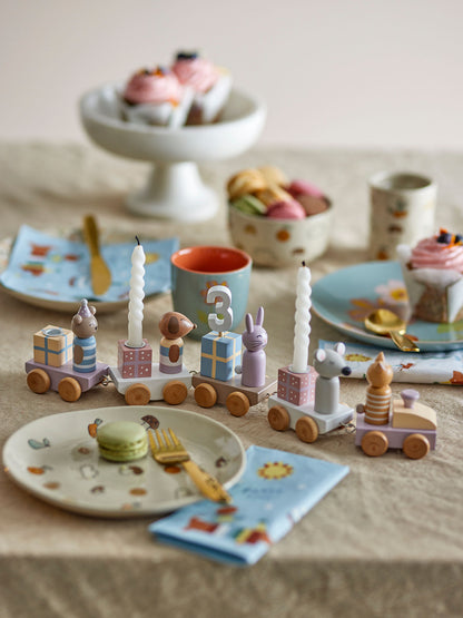 Bloomingville Mini Junaid födelsedagsdekoration, Rosa, FSC®100%, MDF