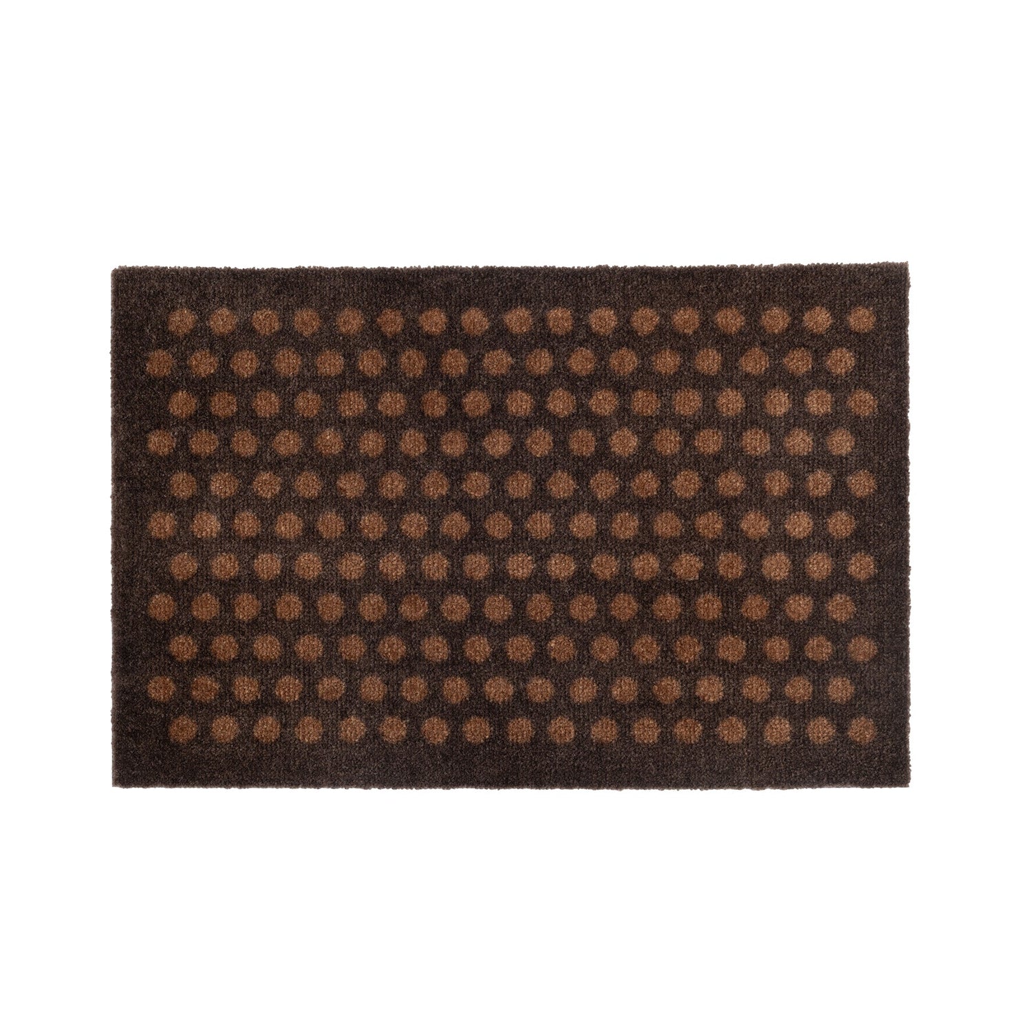 Nyheter - golvmatta 40 x 60 cm - dot/cognac -dark brun