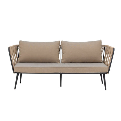 Bloomingville Pavone Fire-resistent soffa, brun, metall