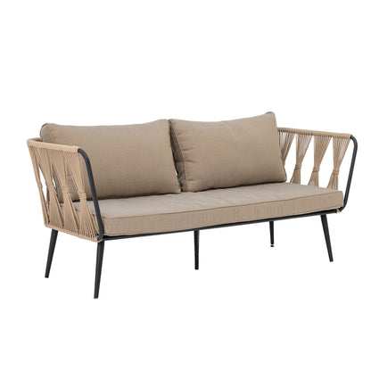 Bloomingville Pavone Fire-resistent soffa, brun, metall