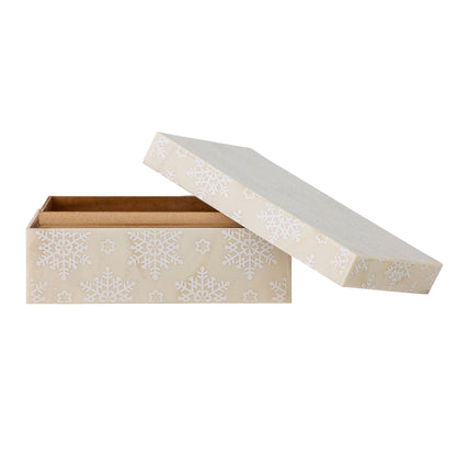 Bloomingville Cheri box w/lock, natur, harts