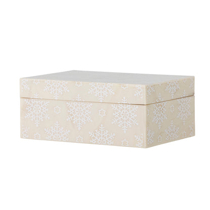 Bloomingville Cheri box w/lock, natur, harts