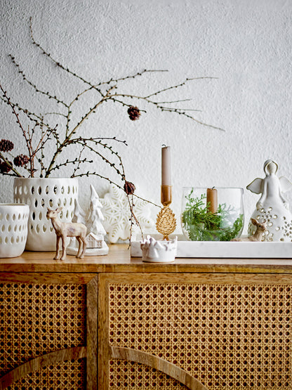 Bloomingville Majsa Fad, White, Marble