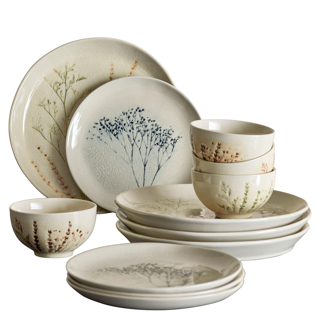 Bloomingville Bea Table Service Set, Nature, Stoneware