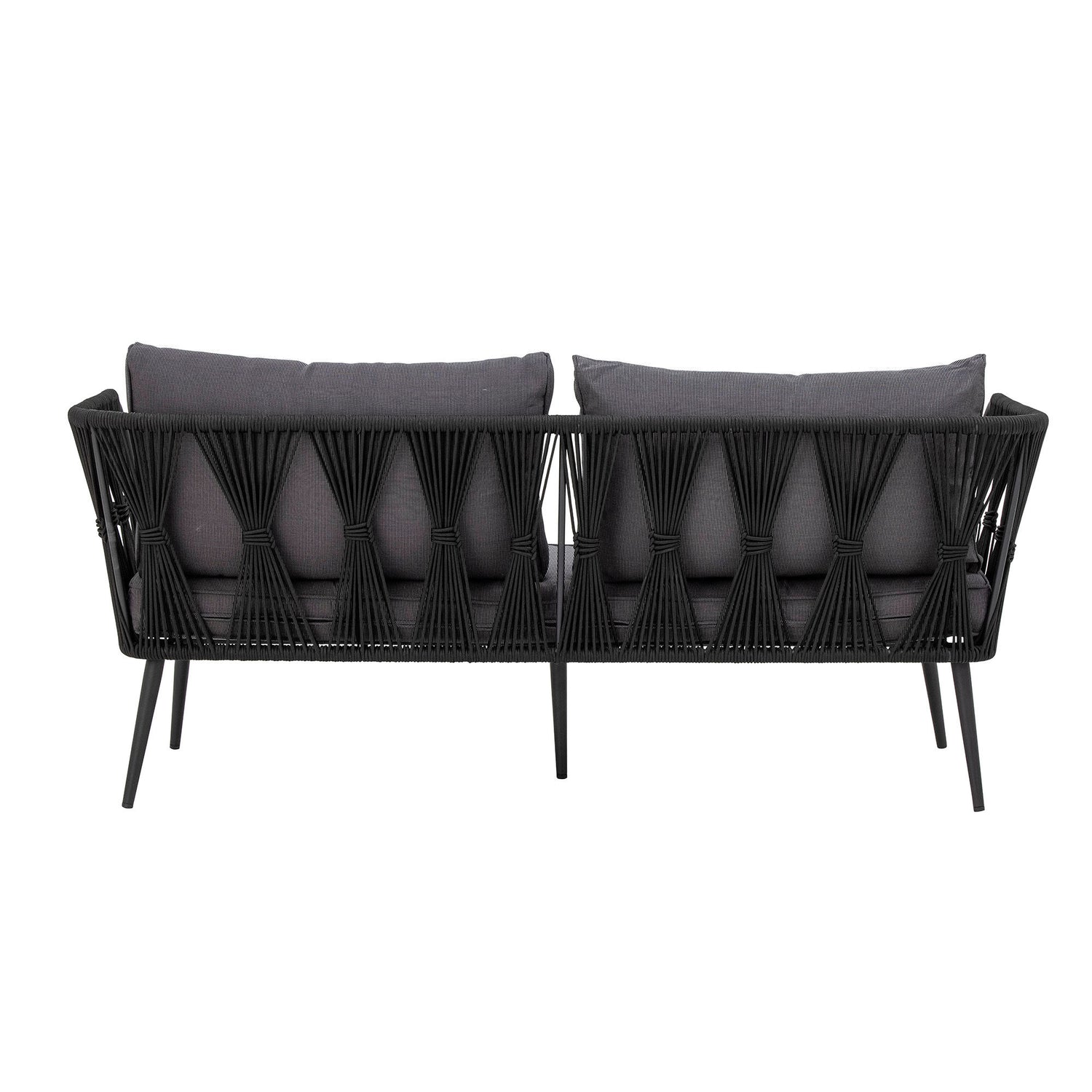 Bloomingville Pavone soffa, svart, metall
