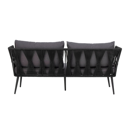Bloomingville Pavone soffa, svart, metall