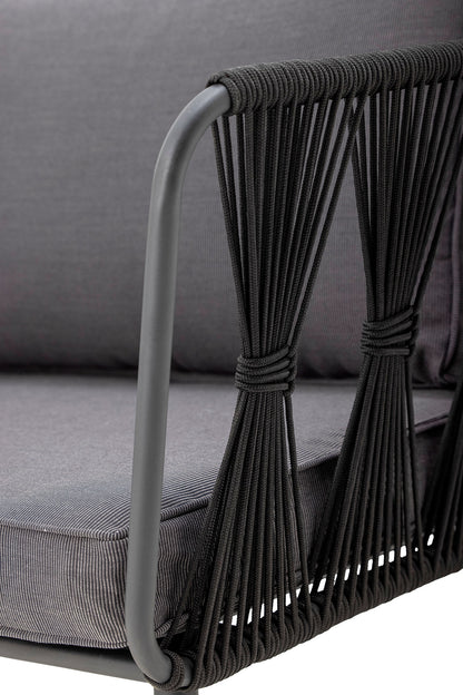 Bloomingville Pavone soffa, svart, metall