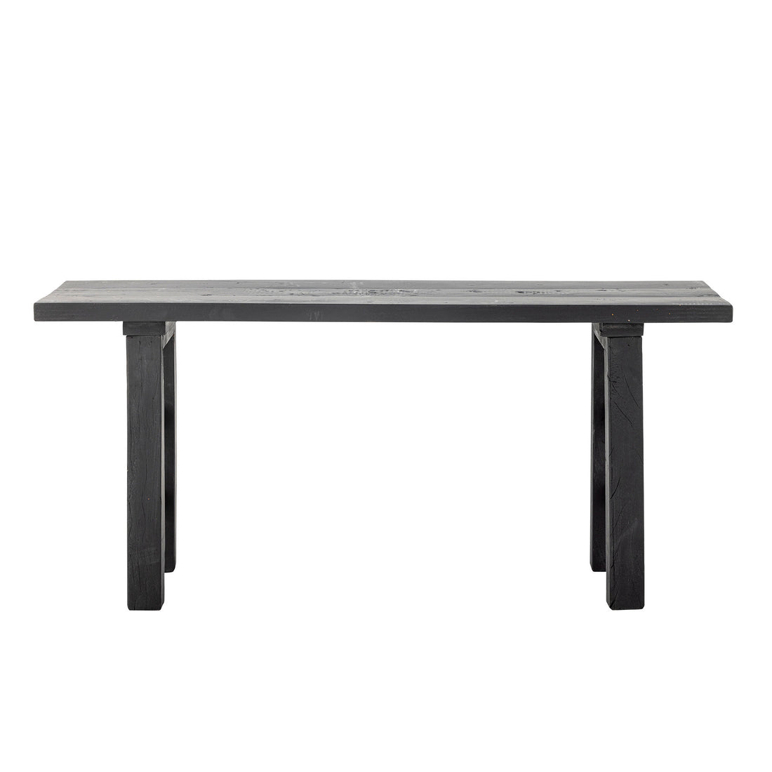Bloomingville Riber Bench, svart, återvunnet trä