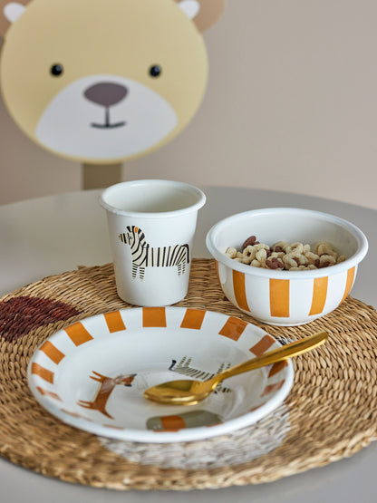 Bloomingville Mini Jesse Stel Set, Orange, Iron