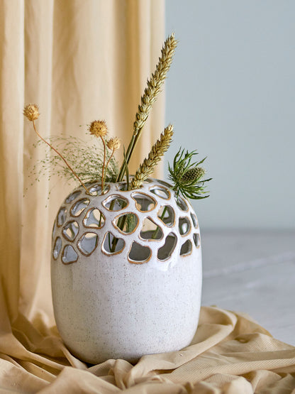 Bloomingville Elissa Vase, Nature, Stoneware