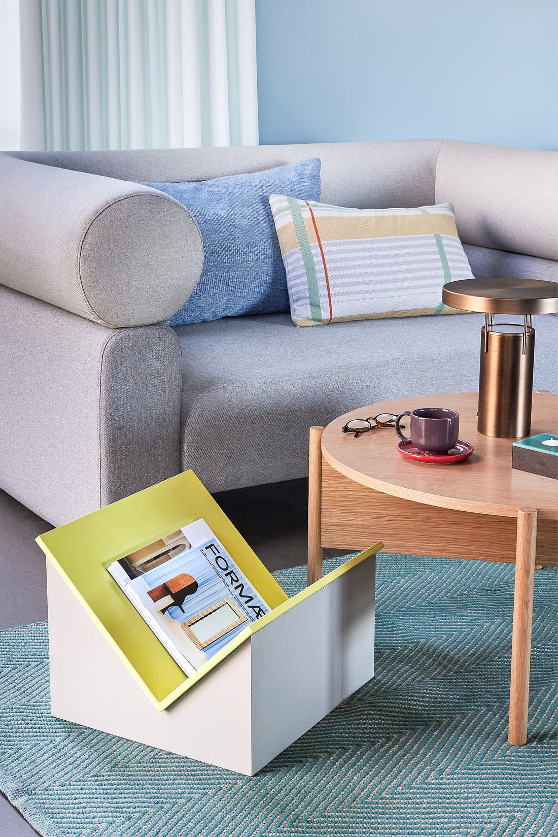 Bringme bärbar lampbrunt mässing - Ø25xh28cm