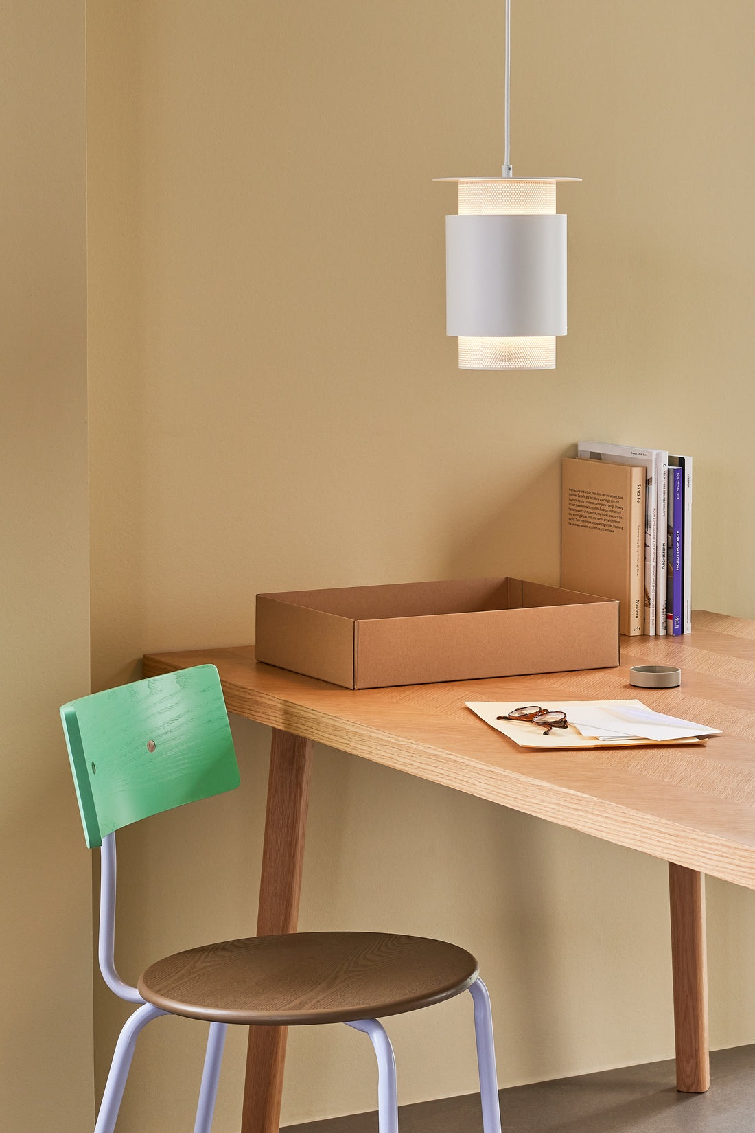 Edge Pendel White - Ø20xH26cm, E27/40W