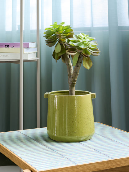 Vibe Pot Green (set med 2) - ø17xh14, ø22xh19cm