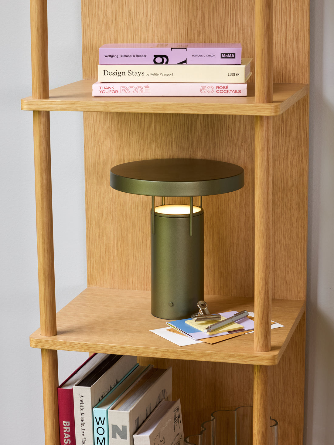 BringMe Portable Lamp Metallic Mörkgrön - ø25xh28cm