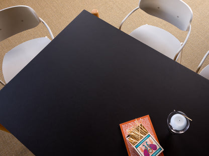 Sned matbord Rektangulärt Svart - 190x107xh75cm