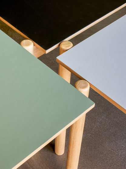 Sned matbord Rektangulärt Svart - 190x107xh75cm