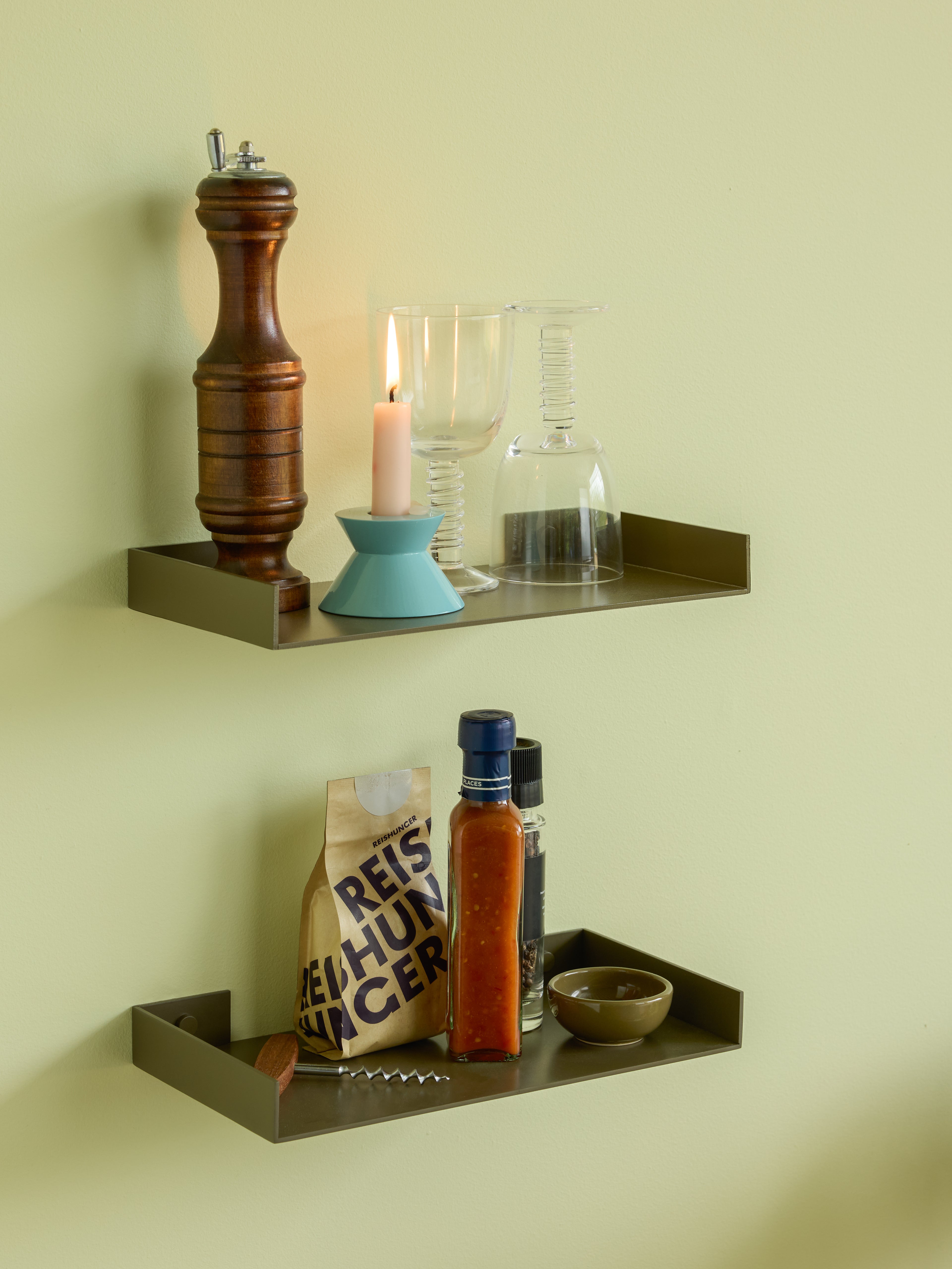 Lakan Bokhylla Mörkgrön - 30x15xh3cm