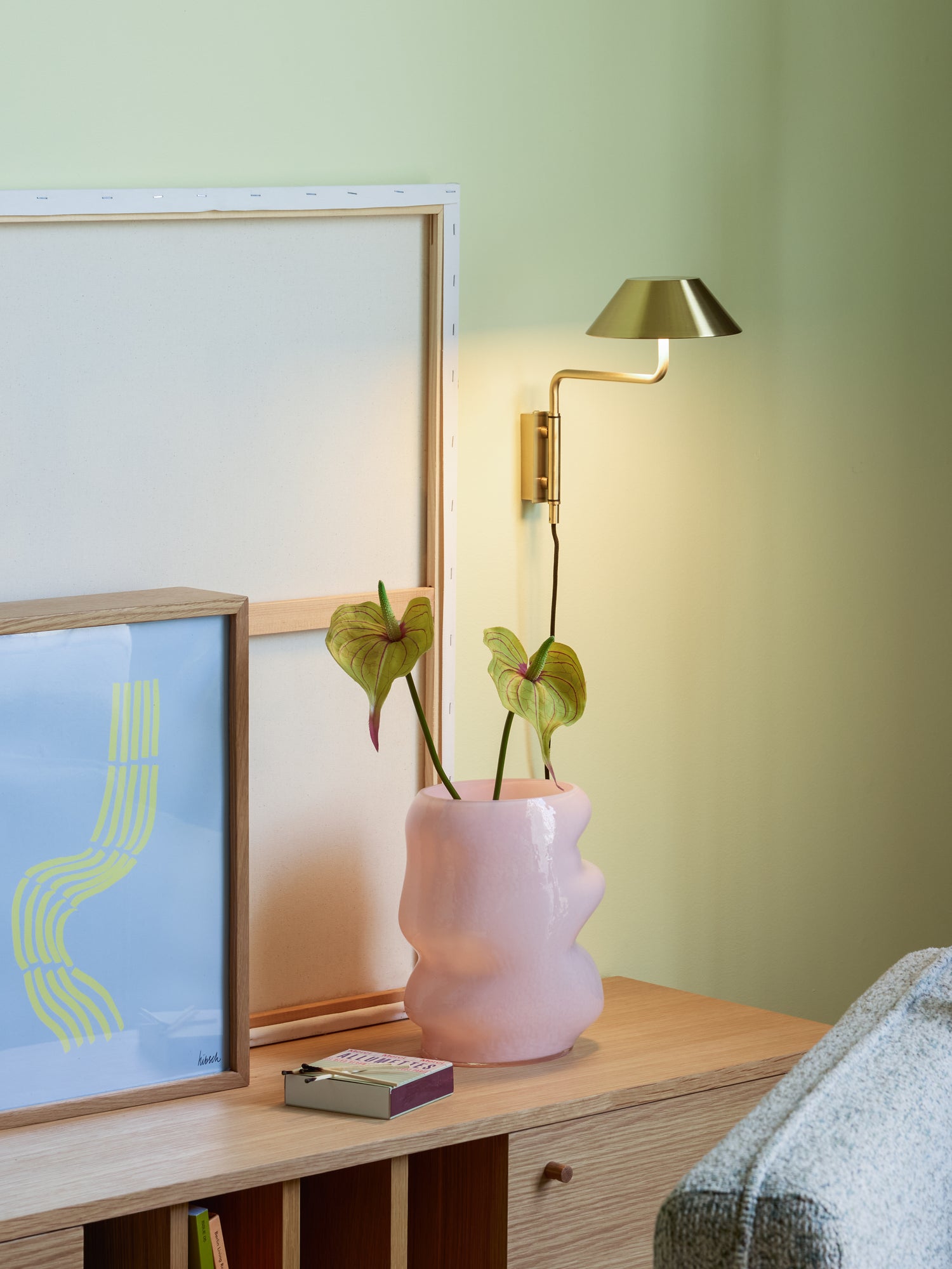 Cover Vägglampa Mässingsfärg - 30x30xh25cm