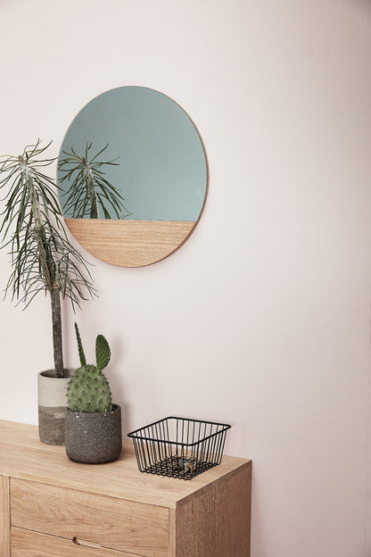 Crescent Wall Mirror Rund Nature - ø50cm